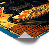 Funny Cat Gamer Men Anime Kawaii Gaming Headset Ca Poster (Hoek)