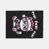 Funny Cat Gamer Pew Videogame Christmas Boys Kinde Fleece Deken (Voorkant (Horizontaal))