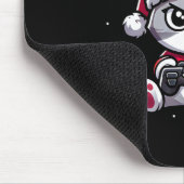 Funny Cat Gamer Pew Videogame Christmas Boys Kinde Muismat (Hoek)