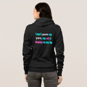 Funny Cat Gaming Hoodie (Achterkant volledig)