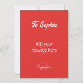 Funny Cat Garden Verjaardagsuitnodiging Kaart (Achterkant)