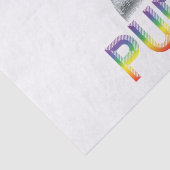 Funny Cat Gay Pride Rainbow Sunbril LGBTQ Tissuepapier (Detail)