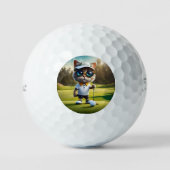 Funny Cat Golf Player, Golfballen (Voorkant)