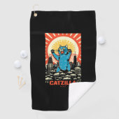 Funny Cat Golfhanddoek (Insitu)