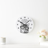 Funny cat grammatica leraarsleerling ronde klok (Huis)