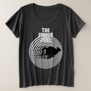 Funny Cat Grote Maat T-shirt