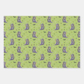 Funny Cat Halloween Inpakpapier Vel (Voorkant 2)