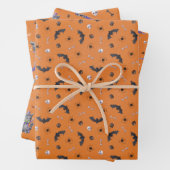 Funny Cat Halloween Inpakpapier Vel (In situ)