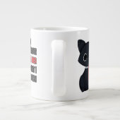 Funny Cat Has No Idea Specialty Mug Grote Koffiekop (Achterkant)