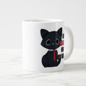 Funny Cat Has No Idea Specialty Mug Grote Koffiekop (Voorkant rechts)