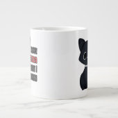 Funny Cat Has No Idea Specialty Mug Grote Koffiekop (Voorkant)