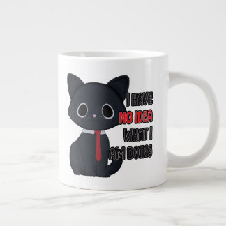 Funny Cat Has No Idea Specialty Mug Grote Koffiekop