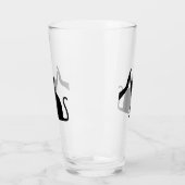 Funny Cat High Five Graphic Cat Owner & Cat Lover Glas (Links)