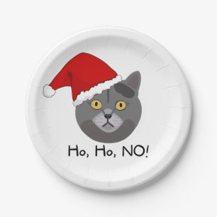 Funny Cat Holiday Bord voor Kerstmis