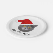 Funny Cat Holiday Bord voor Kerstmis (Gekanteld)