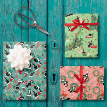 Funny Cat Holiday Trio