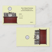 Funny Cat Home Business Visitekaartje (Voorkant / Achterkant)