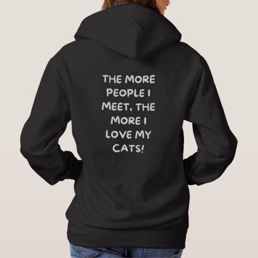Funny Cat Hoodie (Achterkant)