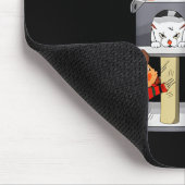 Funny Cat Horror Movies Cute Halloween Cat Lovers  Muismat (Hoek)