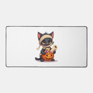 Funny Cat Horror Movies Cute Halloween voor Kat Ki Bureaumat