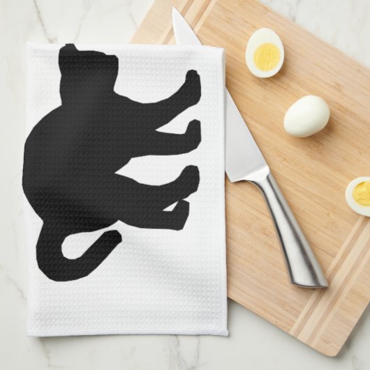 Funny Cat House Kitchen Towel Theedoek (Quarter Fold)