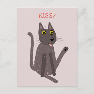 Funny Cat Humor Briefkaart