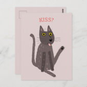 Funny Cat Humor Briefkaart (Voorkant / Achterkant)