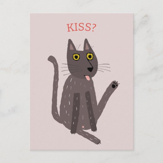 Funny Cat Humor Briefkaart (Voorkant)