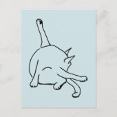 Funny Cat Humor Briefkaart (Voorkant)