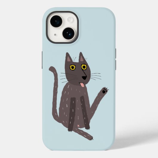 Funny Cat Humor Case-Mate iPhone Case (Achterkant)