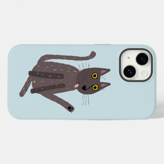 Funny Cat Humor Case-Mate iPhone Case (Achterkant (horizontaal))
