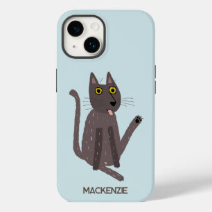 Funny Cat Humor gepersonaliseerd Case-Mate iPhone 14 Hoesje