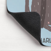 Funny Cat Humor gepersonaliseerd Muismat (Hoek)