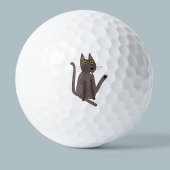 Funny Cat Humor Golfballen