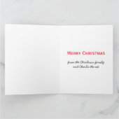 Funny Cat Humor Holiday Kaart (Binnen)