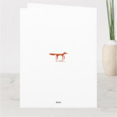 Funny Cat Humor Holiday Kaart (Achterkant)