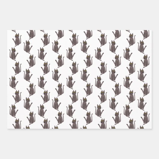 Funny Cat Humor Inpakpapier Vel (Voorkant 2)