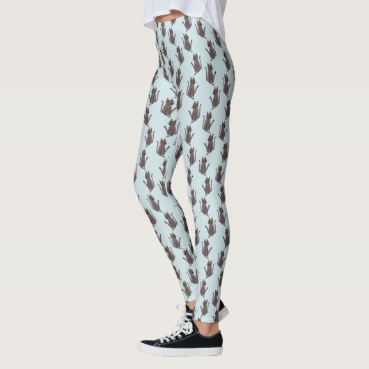 Funny Cat Humor Leggings (Links)