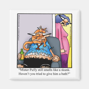 Funny Cat Humor Magnet