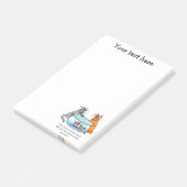 Funny Cat Humor Post-it® Notes (Schuin)