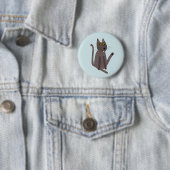 Funny Cat Humor Ronde Button 5,7 Cm (In situ)