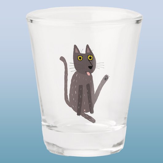 Funny Cat Humor Shot Glas