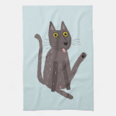 Funny Cat Humor Theedoek (Verticaal)