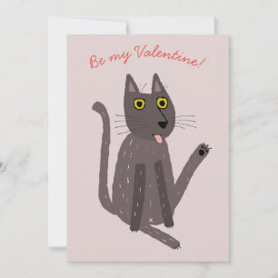 Funny Cat Humor Valentijnse Feestdagenkaart