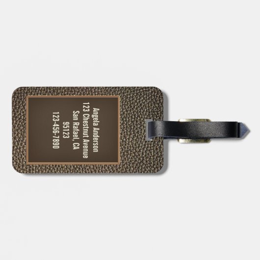 Funny Cat Humoureus Bagagelabel (Achterkant horizontaal)