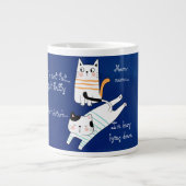Funny Cat, ik ben druk met liggen Specialty Mok (Voorkant)