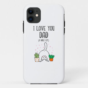 Funny Cat ik hou van je vader. Case-Mate iPhone Case
