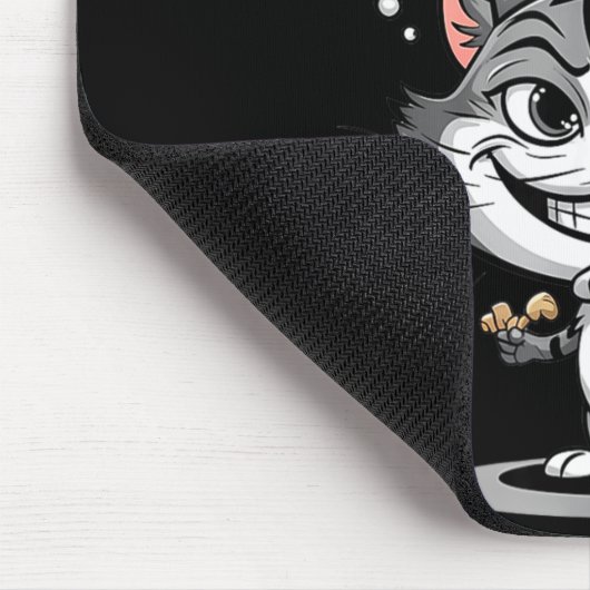 Funny Cat I'll Do It Again  Muismat (Hoek)