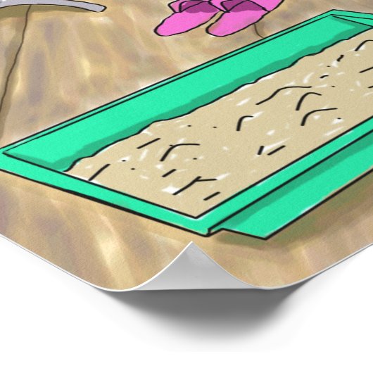 Funny cat in bad Cat 665 Poster (Hoek)