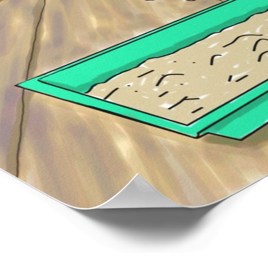 Funny Cat in Bath 65 Poster (Hoek)